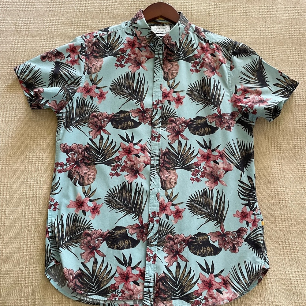 Denim and Flower “Hawaiian” Shirt